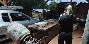 Efectivos policiales recuperan elementos robados en Garuhapé.