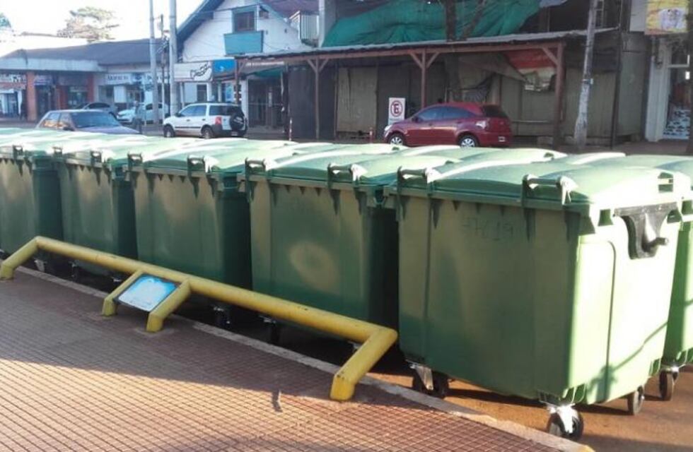 Eldorado: el municipio cuenta con 23 nuevos contenedores de residuos
