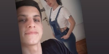 Braian Cuitiño, el joven asesinado en Pilar, junto con su hermana.