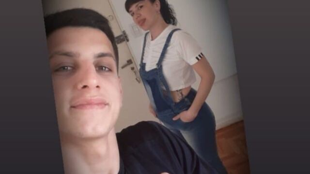 Braian Cuitiño, el joven asesinado en Pilar, junto con su hermana.