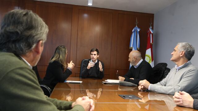 Reunión entre Darío Boscarol, presidente de ASSA y el intendente de Rafaela, Leonardo Viotti