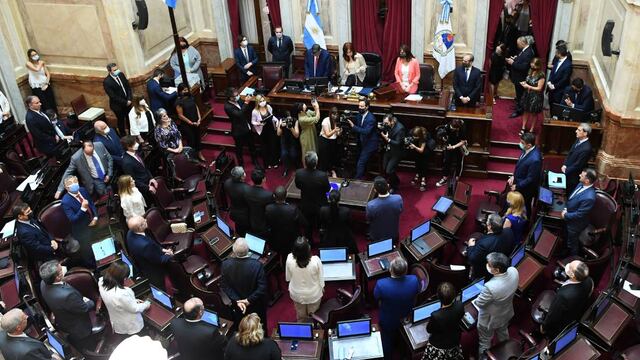 La Cámara alta sesionó después de la jura de los senadores (Foto: Comunicación Senado)
