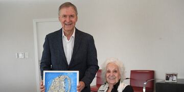 Schiaretti recibió a Estela de Carlotto en el Panal.