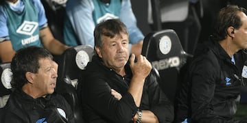 Belgrano empató con Barracas, y el "Ruso" Zielinski no quedó conforme (Javier Ferreyra / La Voz).