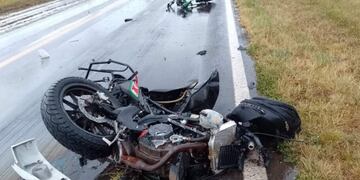 Un motociclista iguazuense perdió la vida en una ruta correntina.