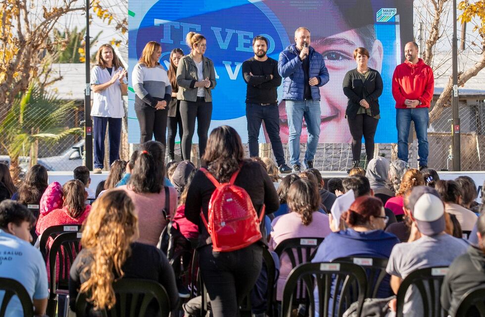 Cerró la etapa inicial de un programa de salud visual de acceso universal en Maipú