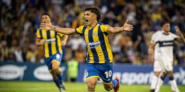El 10 marcó uno de los goles de la victoria sobre Gimnasia y Esgrima de La Plata.