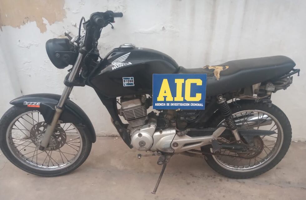 Recuperaron en sólo unas horas una moto robada