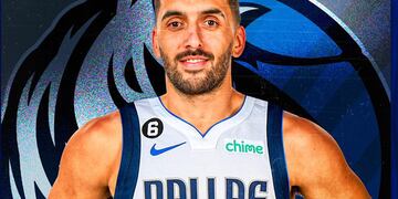 Facundo Campazzo, nuevo base de Dallas Mavericks en la NBA. (Prensa Dallas)