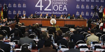 La OEA condena a Nicaragua por la falta de libertad política, censura y persecución que existe en el país. Foto: AP.