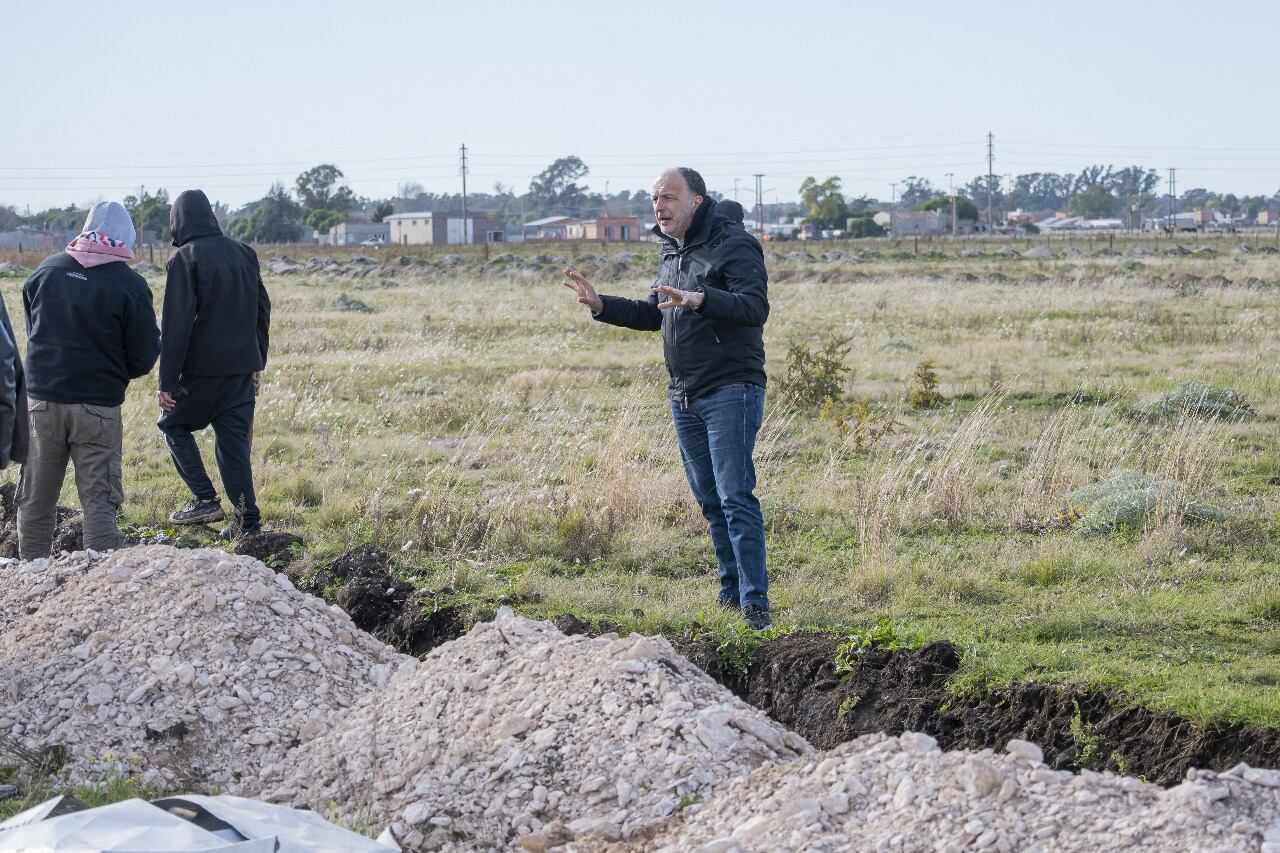 El intendente Pablo Garate recorrió los avances del Plan Joven