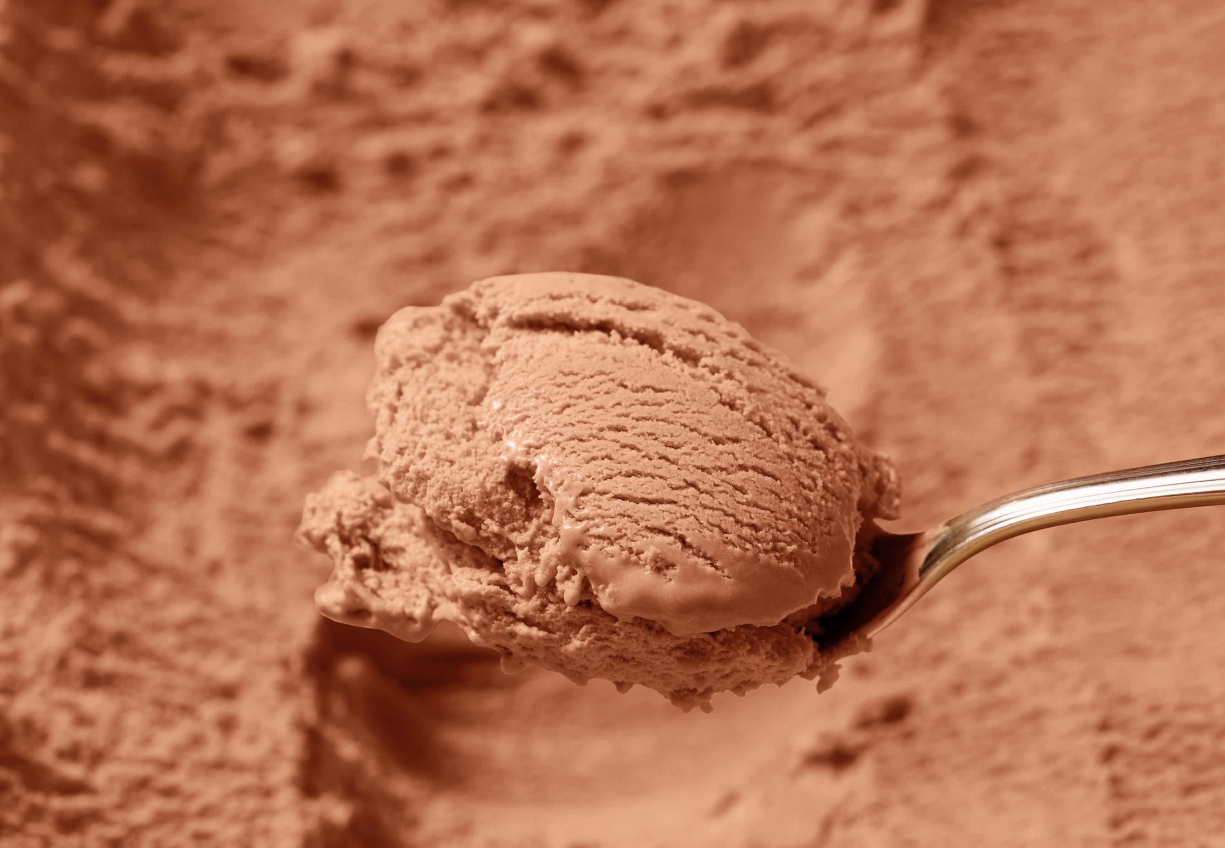 Helado de chocolate keto.