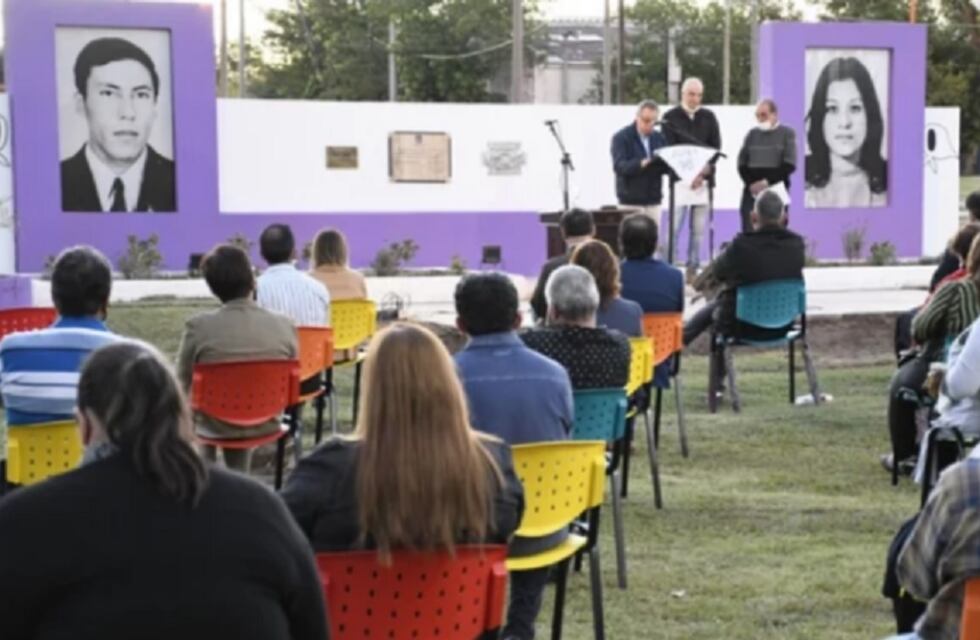 Inauguraron una plaza en La Toma en memoria a dos víctimas de la dictadura
