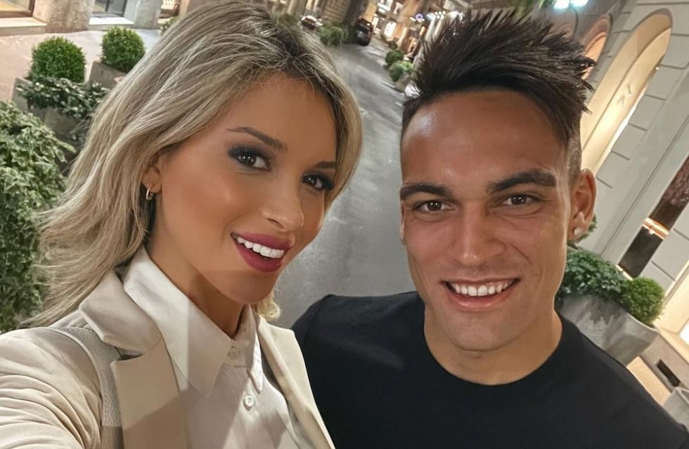 Postales de amor de Agustina Gandolfo y Lautaro Martínez