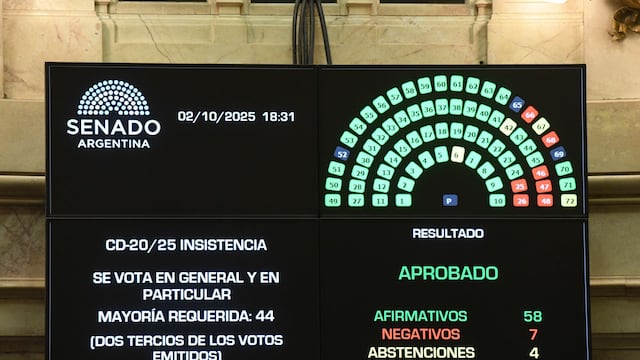 El Senado rechazó el veto al financiamiento universitario (Foto: Comunicación Senado)