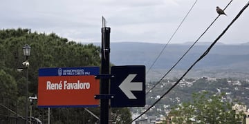 Nuevo esquema vial: la calle Dr. René Favaloro tendrá doble sentido. Gentileza: Luis Tórtolo