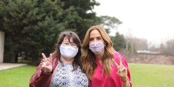 Victoria Tolosa Paz precandidata a Diputada Nacional (FdT) y la Concejal tresarroyense, Tatiana Lezcano