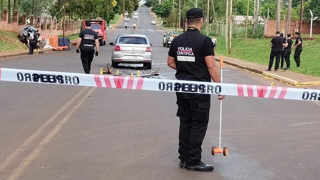 Siniestro fatal en Posadas: hay un muerto y tres heridos.