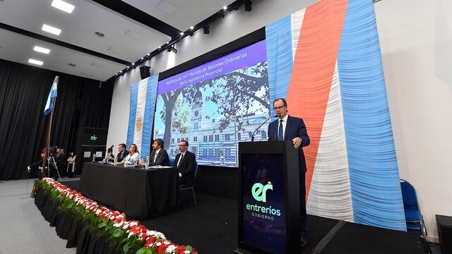 El gobernador inaugurará el 142° periodo de sesiones ordinarias de la legislatura entrerriana