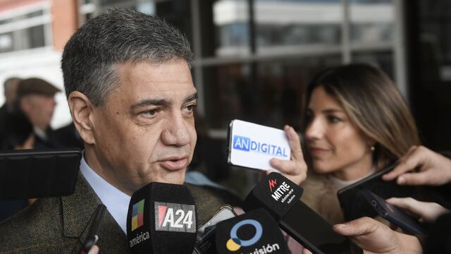 Joge Macri analizó las elecciones en Chubut y criticó el paro de los metrodelegados y de Ademys. Foto: Federico López Claro.