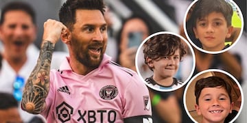 Todos los Messi se divierten en Miami: los hijos del rosarino y Antonela Roccuzzo se robaron todas las miradas en Miami.