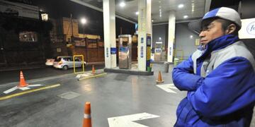 Falta de gas en las estaciones de servicio. (La Voz/Archivo).