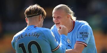 Erling Haalandconvirtió por séptimo partido consecutivo con la casaca del Manchester City. / Gentileza.