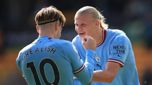 Erling Haalandconvirtió por séptimo partido consecutivo con la casaca del Manchester City. / Gentileza.