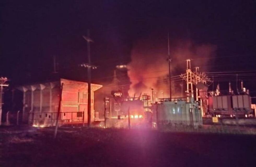 Restablecieron el servicio eléctrico luego del incendio en la Estación Transformadora de Villa Quinteros