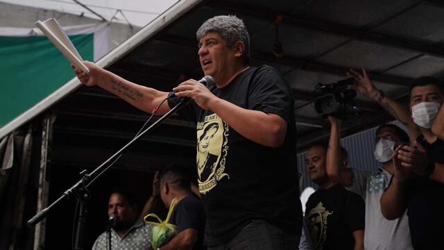 Pablo Moyano
Argentina Protesta de camioneros frente al Ministerio Salud. Pablo Moyano. Foto clarin