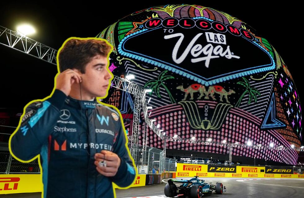 Franco Colapinto en Fórmula 1: horarios y dónde ver en vivo y online el Gran Premio de Las Vegas