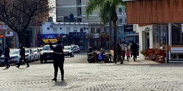 Pleno centro de Villa Carlos Paz. (Foto: VíaCarlosPaz).