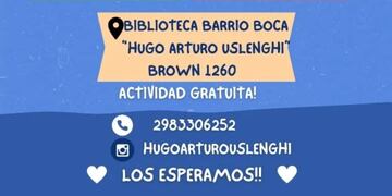 Vacaciones de Invierno en la Biblioteca del Barrio Boca