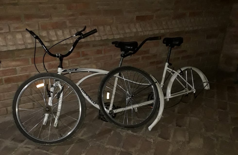 Se encontró la bicicleta Tándem robada del escultor Ortiz.