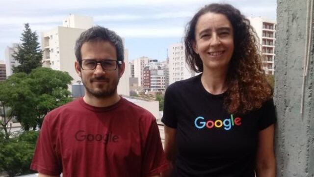 Mariano Maisonnave y Ana Maguitmann. Sus proyectos serán financiados por Google.