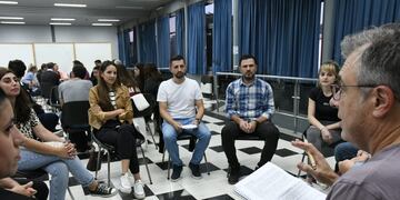 Reunión de Luis Castellano con sus equipos de trabajo