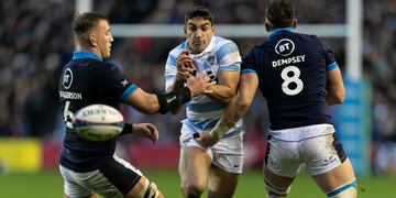 Los Pumas no pudieron ante Escocia.