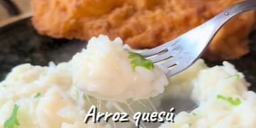 La receta de arroz quesú.
