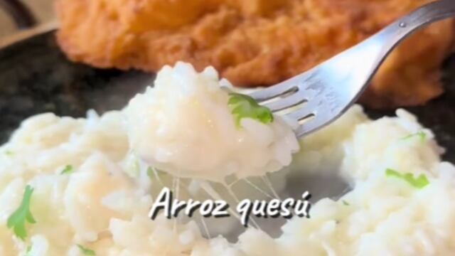 La receta de arroz quesú.