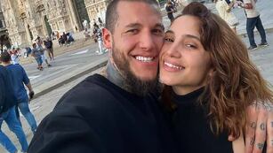 Alex Caniggia y Melody Luz, los papás de Venezia (Archivo)