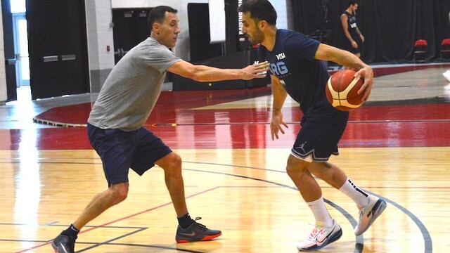 Entre cordobeses. Pablo Prigioni es el nuevo entrenador de la selección argentina que tiene a Facundo Campazzo como capitán. (CABB)