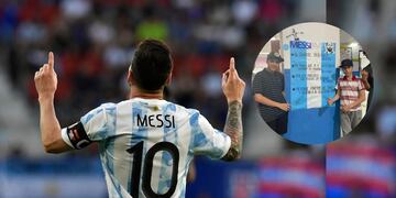 Fiebre mundialista: el insólito pedido de estudiantes neuquinos a Messi para no llevarse materias.