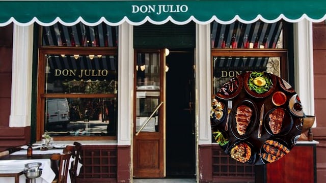La parrilla Don Julio es muy famosa por sus cortes de carne.
