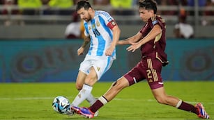 Messi regresó tras su lesión.