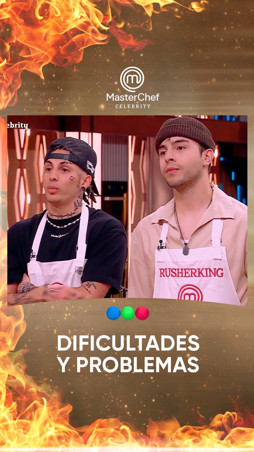 Khea y Rusherking en MasterChef Celebrity.