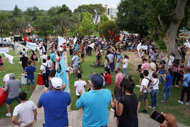 Movilización de la Cooperativa Integral en Carlos Paz.