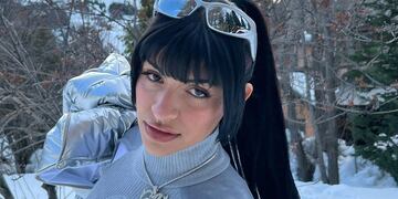 Fotografía publicada por la cantante durante su viaje a Bariloche.