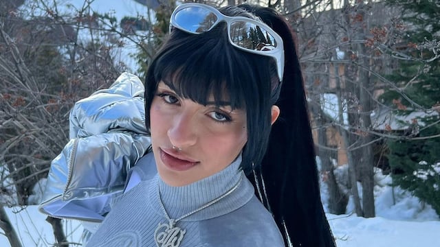 Fotografía publicada por la cantante durante su viaje a Bariloche.