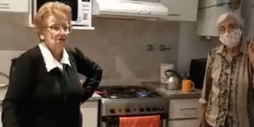 La emoción de dos abuelas tandilenses