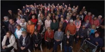 Los jubilados presentes en el programa de Jorge Lanata.